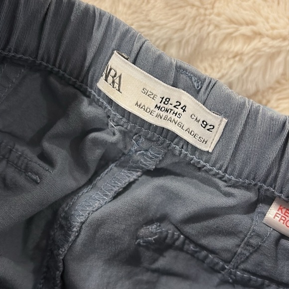 Zara shorts bundle in grey and blue denim size 18-24 months - Picture 4 of 7